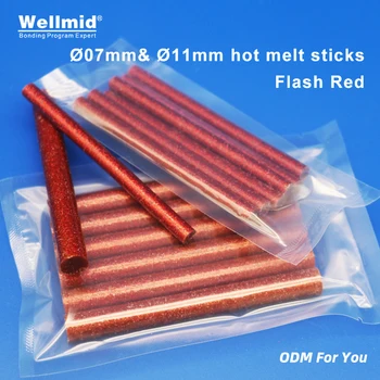 Flash Red Hot Melt Glue Stick de Înaltă Performanță EVAStick 7mm 11mm×100mmHandmade DIY ARTA de Decorare Jucării Etc Lipici Tije Pentru Arma
