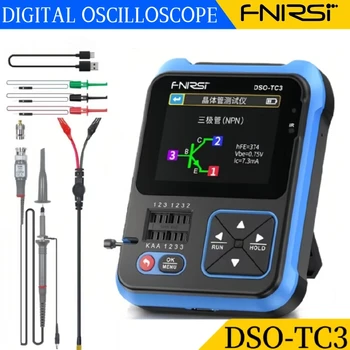 FNIRSI DSO-TC3 Osciloscop Digital Tranzistor Tester Funcția de Generator de Semnal 500kHz lățime de Bandă de 10MS/S Rata de Eșantionare