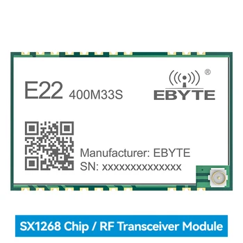 SX1268 433MHz 33dBm LoRa RF Module SMD IPEX Timbru Gaura 2W E22-400M33S 16 KM Rază Lungă de Date fără Fir Transmițător și Receptor