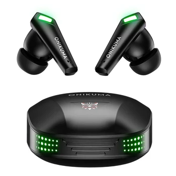 T308 TWS Căști fără Fir În Ureche Bluetooth 5.3 Dynamic Stereo Gaming Headset cu Microfon, Control Tactil de Reducere a Zgomotului Căști