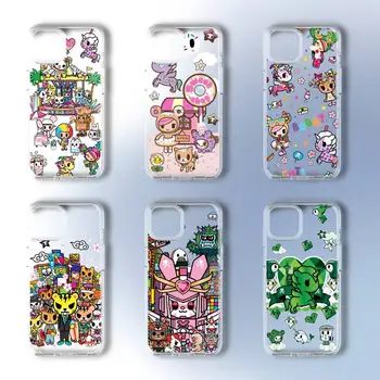 Japonia Tokidokis Unicorn Telefon Caz Pentru iPhone 11 12 Mini 13 14 Pro XS Max X 8 7 6s Plus 5 SE XR Coajă Transparent