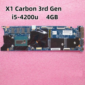Pentru Thinkpad X1 Carbon 3rd Gen Laptop Placa de baza 00HN749 04X5572 SB20A29604 LMQ-1 12298-2 48.4LY06.021 Placa De Baza 100%De Lucru