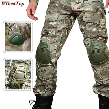 Militare Tactice Genunchi Cot Pad Set Airsoft Genunchi Cot Tampoane De Protecție De Luptă Paintball Patina De Sport În Aer Liber Apărătoarea De Siguranță Pentru Unelte