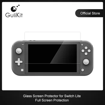 Gulikit NS12 Ușor de instalat 2 Pack Ecran de Sticlă Protector pentru Nintendo Comutator Lite