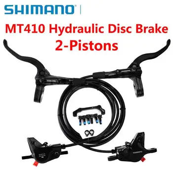 Shimano MT410 2 Pistoane Frana MTB Hidraulice pe Disc de Frână-Față, Stânga Spate, Dreapta 850mm 1450mm Clemă de Munte Biciclete de Frână Originale