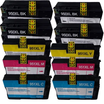 10 cartuș de cerneală Compatibil pentru HP 950XL-951XL Negru & Color pentru hp 8600 8610 8615 8620 8630 8640 8100 Printer