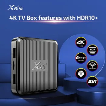 X98q Set-Top Box S905w2 5G Dual-Frecvență WiFi 4K HD Android 11 TV Box Comerț exterior Cutie TV