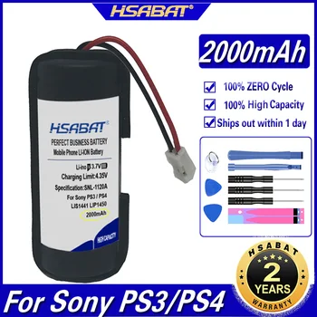 HSABAT LIS1441 LIP1450 2000mAh Baterie pentru Sony PS3 Move PS4 PlayStation Move Motion Controller Dreapta CECH-ZCM1E Baterii