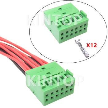 1 Set De 12 Ace 8X0035447A 8X0 035 447 O 1564491-2 Auto Cablu cu Mufa cu Cabluri Auto Verde Conector