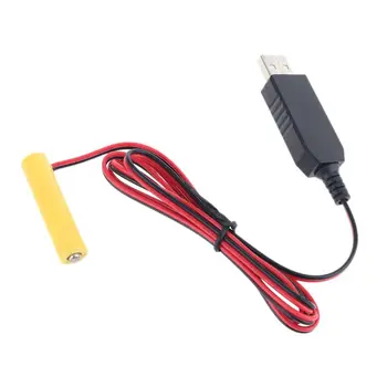 LR03 AAA Eliminator de Baterie USB Cablu de Alimentare Înlocui de la 1 la 4 buc AAA Baterie Electrică de Jucărie Lanterna Ceas LED