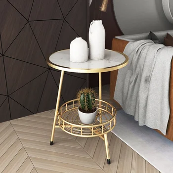 Nordic Light Lux Canapea Partea de Masă italiană Ardezie de Relaxare Colț de Masă Simplu și Modern, masuta de Cafea din Marmură mesa masa