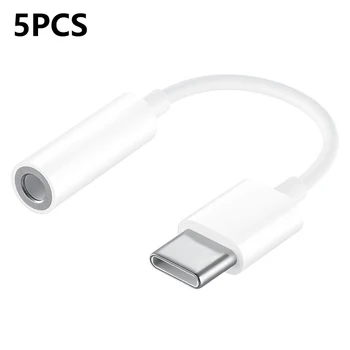 USB de Tip C pentru Căști de 3,5 mm Jack Adaptor de 3,5 AUX USB-C pentru Aux Cablu Audio Cablu Pentru Xiaomi, Huawei Honor OnePlus Google Pixel 6