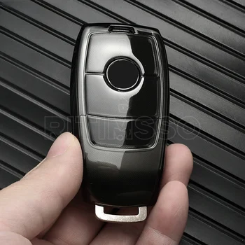 Transparent TPU Cheia de la Mașină Caz Acoperire pentru Mercedes-Benz E C S GLC Clasa E200 E400 E63 W213 S550 S560 C260 A200 Cheie Înveliș Protector