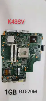 K43SJ Laptop Placa de baza Pentru ASUS X43S A43S K43S A83S A84S K43SV Mainboard REV:4.1 GT520M 1GB 100% Test OK