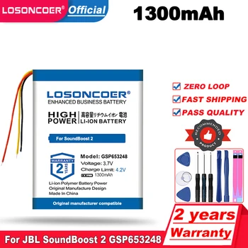 LOSONCOER 1300mAh GSP653248 Baterie Pentru JBL SoundBoost 2,GSP653248 Difuzor Baterie în stoc