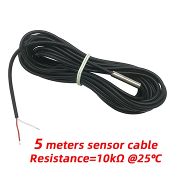 5 Metri 10000 Ohmi Cablului Senzorului de Pardoseala Termostat de Încălzire Senzor de Temperatură Sondă 1 bucata