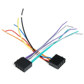 2019 Noi 1 SET Universal de sex Feminin ISO Cablaj Adaptor Radio Auto Conector Wire Plug Kit Fierbinte