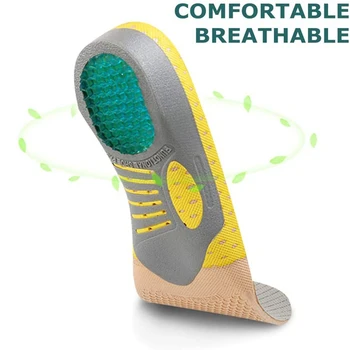 1Pair Ortezare Tălpi Suport Arc PVC Picior Plat de Sănătate Unic Pad Pentru Pantofi Introduce Picioarele Fasciita Plantara Sport Funcționare Tălpi