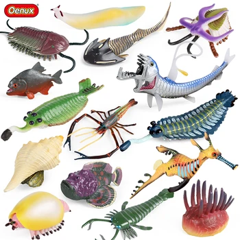Oenux Cambrian Creaturi Ocean Animale PVC Model Vechi de Viață Mare Jucărie Opabinia Cephalaspis Cifrele de Acțiune Școală Proiect de Jucărie pentru Copii